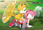  amy_rose canine doggy_position female fox hedgehog male miles_prower mobian mobius_unleashed outside penis sega sex sonic_(series) straight 