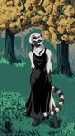  autumn cassy classy dress female forest karol_pawlinski lemur ringtailed_lemur solo tree 
