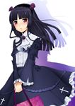  bad_id bad_pixiv_id bag black_hair dress gokou_ruri gothic_lolita inoue_mitan lolita_fashion long_hair mole mole_under_eye ore_no_imouto_ga_konna_ni_kawaii_wake_ga_nai red_eyes solo 