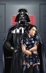  breasts darth_vader female human latex leia_organa light_saber like_father_like_son male miravi nipples not_furry sith_lord star_wars 