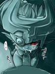  blush breasts cum fellatio female helmet highres imp imp_midna japanese kneeling legend_of_zelda male midna mizo_ne mizone monster_girl nude oral oral_sex penis pointy_ears red_eyes sex shiny small_breasts straight sweat the_legend_of_zelda the_legend_of_zelda:_twilight_princess translated twili twilight_princess uncensored video_games 