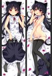  :o animal_ears bare_shoulders black_hair black_legwear blush breasts cat_ears crotch_seam dakimakura face feet gokou_ruri hairband highres long_hair lying midriff mole mole_under_eye multiple_views navel nipples open_clothes open_mouth open_shirt ore_no_imouto_ga_konna_ni_kawaii_wake_ga_nai osa_(osaosa) panties panties_under_pantyhose pantyhose petals red_eyes sample shirt skirt sleeveless small_breasts smile thighband_pantyhose underwear undressing white_panties 