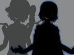  bad_apple!! flandre_scarlet kou59827 mahou_shoujo_madoka_magica miki_sayaka multiple_girls silhouette touhou 