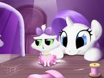  blue_eyes bow cub cute dress equine feline female feral friendship_is_magic gem gems green_eyes hair horn horns horse kitten male mammal my_little_pony needle opalescence_(mlp) pony purple_hair rarity_(mlp) spool stacey_lenaghan unicorn wallpaper young 