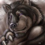 canine claws dog eyes pose scar silver_fenrir unshackled_fenrir werewolf wolf 