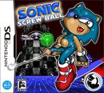  blue chest_tuft cum cumshot fingerless_gloves hedgehog male masturbation neokat nintendo_ds orgasm penis solo sonic_(series) sonic_spinball sonic_the_hedgehog 