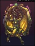  artonis bloodhound_omega dragon female horns scalie solo wings 