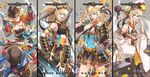  1girl ammo_clips belt big_gun blond blond_hair blonde_hair book books breast breasts bullet_casings cleavage cow_girl cowgirl dual_wielding duel_wielding dungeon_and_fighter dungeon_fighter_online explosive female female_gunner female_gunner_(dungeon_and_fighter) female_launcher female_launcher_(dungeon_and_fighter) female_mechanic female_mechanic_(dungeon_and_fighter) female_ranger female_spitfire flight_attendant_hat goggles grenad grenade gun hair_ornament hat korean_clothes looking_at_viewer mecha open_mouth oriental_clothes pony_tail ponytail robot sash shell_casing smile standing weapon 