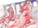  aqueduct ballpoint blue couple dragon feral gay glasses goggles hyena male red scalie sex size_difference skadjer 