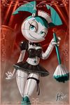  14-bis feather_duster female fernando_faria jenny_wakeman maid maid_uniform my_life_as_a_teenage_robot panties skirt solo underwear 