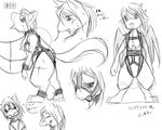  bdsm bondage bound crude ears fadingsky harness japanese_text katoa_shippo open_mouth tail text tongue translation_request 