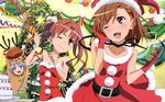  christmas index kobayashi_emiko misaka_mikoto santa_costume scan shirai_kuroko to_aru_kagaku_no_railgun to_aru_majutsu_no_index 