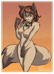  bell blush breasts brianna by-nc-nd chest_tuft collar covering_self creative_commons dalehan feline female freely_redistributable looking_at_viewer nude saitoufly shy solo tail watermark wide_hips 