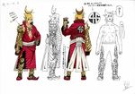  akatsuki_(naruto) alternate_costume character_sheet concept_art kishimoto_masashi lars_alexandersson multiple_views tekken tekken_6 turnaround 