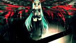  bad_id bad_pixiv_id hatsune_miku highres long_hair meola solo thighhighs twintails very_long_hair vocaloid zettai_ryouiki 
