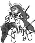  bdsm bondage bound crotch_kick cunt_bust cunt_bust, cunt_punt groin_kick kick kick, kicking monochrome panty_&amp;_stocking_with_garterbelt panty_&amp;_stocking_with_garterbelt, stocking_(character) stocking_(character), stocking_(psg) 