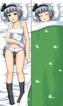  bedwetting blush dakimakura female homare_(suzu_no_oka) konpaku_youmu panties peeing peeing_self silver_hair touhou underwear wet_panties wetting 