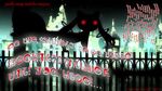  copyright_name from_side glowing glowing_eyes horror_(theme) kyubey looking_at_viewer looking_to_the_side madoka_runes mahou_shoujo_madoka_magica night night_sky no_humans on_fence outdoors red_eyes screencap silhouette sky solo standing text_focus third-party_edit translated wallpaper 