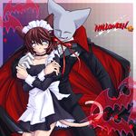  2ch cat catgirl fang feline female halloween maid maid_uniform male neji_neji vampire 