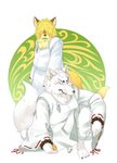  canine fox gingitsune gintaro kinjiro kitsune manga multiple_tails tail 