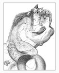  canine couple eyes_closed female fox hibbary intimate love male pencils romantic stoat straight weasel 