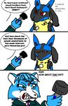  canine comic fox green_eyes krystal lucario ms_paint nintendo pok&eacute;mon red_eyes star_fox video_games 