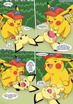  ashchu bbmbbf big_dom_small_sub comic cub cum english_text gay hat male nintendo palcomix penis pichu pikachu pok&#233;mon pok&eacute;mon size_difference small_penis text video_games young 