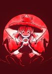  absurdres hat highres moriya_suwako red_eyes smirk solo sonson_(eleven) touhou 