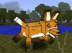  canine female feral fox kitsune_youkai low_res mammal minecraft mo_creatures pussy solo video_games 