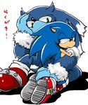  hedgehog japanese_text male sega sonic_(series) sonic_the_hedgehog sonic_the_werehog translated urahyu werehog 