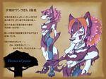  canine clantals299 claws cyborg female forest_of_pixiv model_sheet nude wolf 