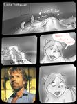 &hearts; canine chuck_norris comic couple female funny justice male michelle nude o_0 oh_crap sex straight surprise unknown_artist 