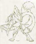  anus catwolf female male prehensile_clitoral_hood sergal sex 