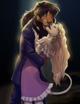  classy couple dress eyes_closed feline female hibbary kissing lion male romantic straight 