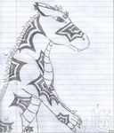  dragon fire innocent lined_paper markings phreak scalie solo 