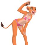  brown_eyes disney feline female lion pink solo swimsuit the_lion_king tlk92024 
