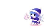  blue_hair chibi cirno fang hat touhou wings yume_shokunin 