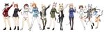  6+girls absurdres agahari animal_ears bespectacled black_hair black_legwear blonde_hair blue_eyes blush boots brown_hair bunny_ears cat_ears charlotte_e_yeager charlotte_e_yeager_(cosplay) closed_eyes cosplay costume_switch eila_ilmatar_juutilainen eila_ilmatar_juutilainen_(cosplay) erica_hartmann erica_hartmann_(cosplay) everyone eyepatch fangs fox_ears francesca_lucchini francesca_lucchini_(cosplay) gertrud_barkhorn gertrud_barkhorn_(cosplay) glasses green_eyes highres legs long_hair lynette_bishop lynette_bishop_(cosplay) military military_uniform minna-dietlinde_wilcke minna-dietlinde_wilcke_(cosplay) miyafuji_yoshika miyafuji_yoshika_(cosplay) multiple_girls necktie no_socks panties panties_under_pantyhose pantyhose perrine_h_clostermann perrine_h_clostermann_(cosplay) red_eyes red_hair sakamoto_mio sakamoto_mio_(cosplay) sanya_v_litvyak sanya_v_litvyak_(cosplay) school_uniform short_hair silver_hair smile strike_witches striped striped_panties tail thighhighs twintails underwear uniform white_legwear white_panties world_witches_series yellow_eyes 