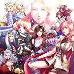  aerith_gainsborough bad_id bad_pixiv_id bare_shoulders bell blonde_hair blue_eyes bow braid breasts brown_eyes brown_hair chona cloud_of_darkness cosmos_(dff) dissidia_012_final_fantasy dissidia_final_fantasy dress earrings elf elvaan facial_mark final_fantasy final_fantasy_iii final_fantasy_vi final_fantasy_vii final_fantasy_viii final_fantasy_x final_fantasy_xi final_fantasy_xiii gloves green_eyes hair_bow hair_ornament headdress heterochromia jewelry jingle_bell large_breasts lightning_farron lips long_hair multiple_girls pink_hair pointy_ears prishe purple_hair red_eyes shantotto shirt short_hair snake staff suspenders tarutaru taut_clothes taut_shirt thigh_strap tifa_lockhart tina_branford ultimecia unaligned_breasts wavy_hair yellow_eyes yuna_(ff10) 