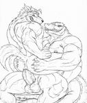  anal butt canine crocodile gay male penis reptile scalie wolf 