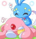  &lt;3 drooling female interspecies legendary_pok&#233;mon male manaphy mesprit nintendo pok&#233;mon pokemon saliva sex straight unknown_artist video_games 