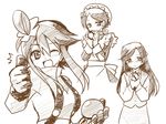  artist_request blush character_request clerk_(pokemon) fuuro_(pokemon) gym_leader maid maid_(pokemon) monochrome npc npc_trainer office_lady poke_ball pokemon shy 