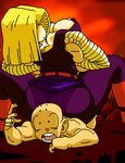  android_18 dboy dragon_ball_z krillin tagme 