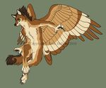  2010 annoying_watermark canine katie_hofgard male nude solo watermark wings wolf wolf_nymph 