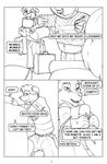  bussaca canine chair comic male mammal mink monochrome mustelid slippers_comic 