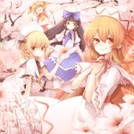  absurdres blonde_hair dress highres lily_white luna_child multiple_girls rojiko star_sapphire sunny_milk touhou wings 