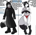  arctic_fox bdsm bondage enoki male model_sheet panties sammy_fox underwear 