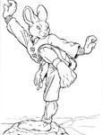  jade lagomorph rabbit solo warrior 