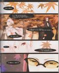  absurdres alternate_costume artbook glasses highres karel_werfel luchino_narukami male_focus multiple_boys non-web_source pink_hair senkou_no_ronde translation_request 