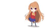  aisaka_taiga chibi kuena seifuku toradora white 